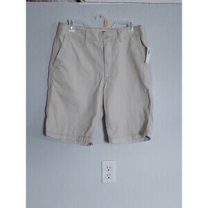Old Navy Mens 32 Khaki Shorts 100% Cotton With Pockets New